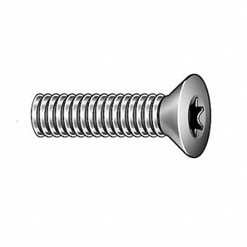 TAMPER-PRUF SCREW MS 1/4 -20 Zinc Plated 3 L 10PK, 5JY27