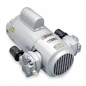 GAST Piston Air Comp/Vacuum Pump 0.5 hp, 5KA94