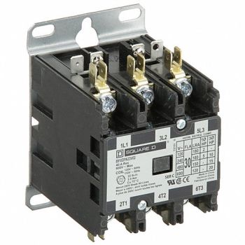 SQUARE D H2654 Definit Prpose Cntctr 120VAC 30A 3P Open, 5KAK0