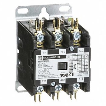 SQUARE D H2654 Dfinit Prpose Cntactr 480VAC 30A 3P Open, 5KAK2