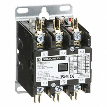 SQUARE D H2654 Dfinit Prpose Contactr 24VAC 30A 3P Open, 5KAK4