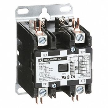 SQUARE D H2651 Definit Prpose Cntctr 120VAC 40A 2P Open, 5KAL0