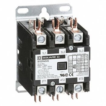 SQUARE D H2655 Definit Prpose Cntctr 120VAC 40A 3P Open, 5KAL5
