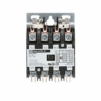 SQUARE D H2659 Dfinit Prpose Cntactr 277VAC 40A 4P Open, 5KAN1