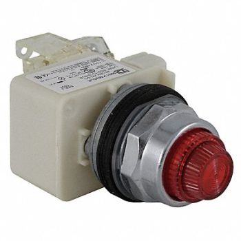 SCHNEIDER ELECTRIC H4513 Push to Test Pilot Light Red LED, 5KAT7