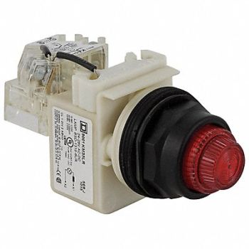 SCHNEIDER ELECTRIC H4513 Push to Test Pilot Light Red LED, 5KAV7