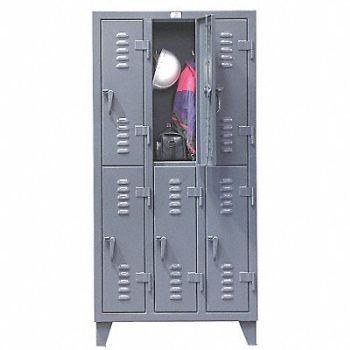 STRONG HOLD Lckr 2x3Lckr Drk Gry 78 x38 x18 Assm, 5KCA0