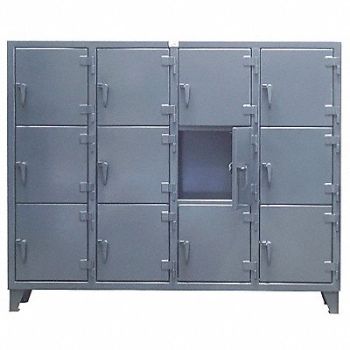STRONG HOLD Lckr 3x4Lckr Dark Gray 68 x82 x18 Assm, 5KCA1