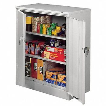 TENNSCO Storage Cabinet 42 x36 x24 LtGry 2Shlv, 5KCC0