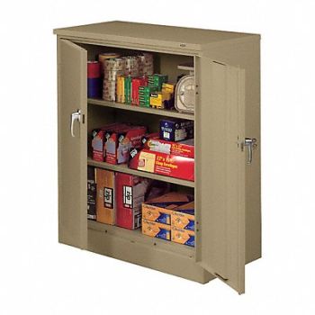 TENNSCO Storage Cabinet 42 x36 x18 Sand 2Shlv, 5KCA7