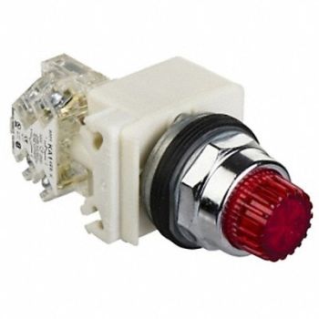 SCHNEIDER ELECTRIC H6934 Illuminated Push Button 30mm 1NO/1NC Red, 5KCF2