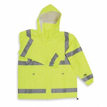 CONDOR Rain Jacket Unrated Yellow/Green 3XL, 5KE95