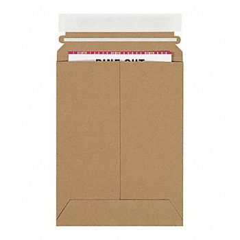 GRAINGER APPROVED Mailer Envelopes Chipboard PK100, 5KMC2