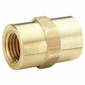 PARKER Coupling Brass 1/8 in FNPT x MNPT, 5KNF5