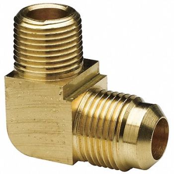 PARKER Elbow 45 Deg Low Lead Brass Flare, 19H214