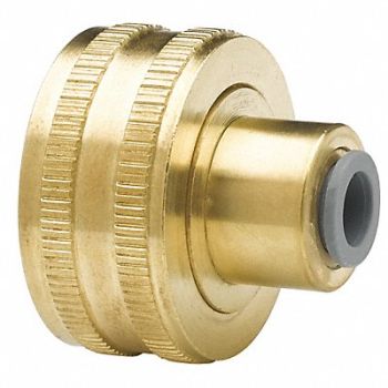 PARKER Garden Hose Adapter 3/8 x3/4 GHTxGHT, 5KNH4
