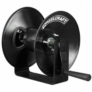 REELCRAFT Hand Crank Hose Reel 50 ft 1/2 ID Blck, 5KPC4