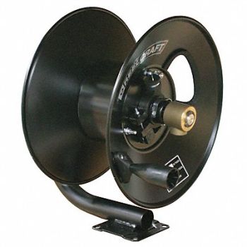 REELCRAFT Hand Crank Hose Reel 100 ft 3/8 ID Blck, 5KPD1