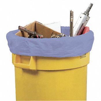 ABILITY ONE Trash Bag 33 gal Blue PK100, 5KRD3