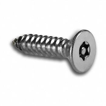 TAMPER-PRUF SCREW Scrw Sz #14 5/32 18-8SS 1.5 L PK25, 5KY42