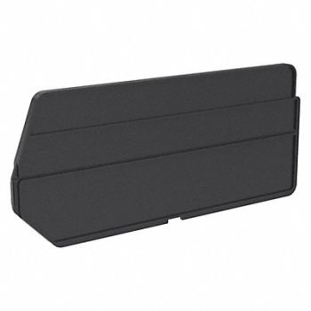 AKRO-MILS Divider 4 3/8 in Black 6 PK6, 5KY86