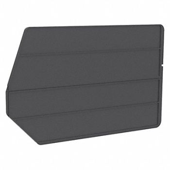 AKRO-MILS Divider 14 3/4 in Black 6 PK6, 5KY90