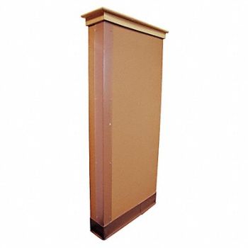 GRAINGER APPROVED G3654 Corner Guard Plastic Hardware 4x48 In, 6YDE2