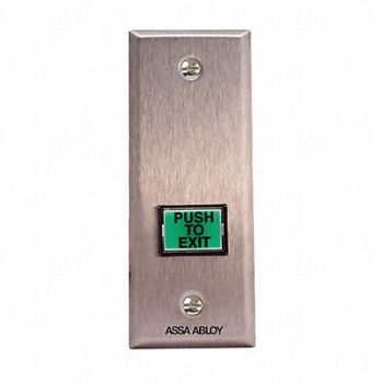 SECURITRON Push to Exit Button Momentary 3A, 5LAA2