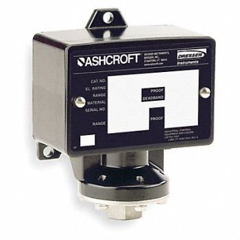 ASHCROFT Pressure Swtch Stndrd DPST 40 to 400 psi, 5LB46