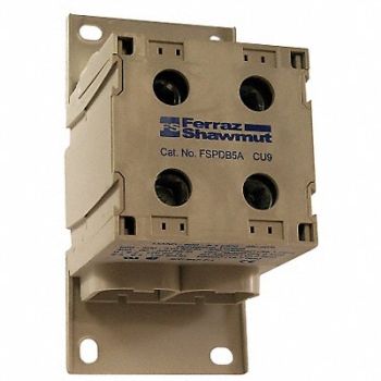 MERSEN Power Distr Block Al 1500V DC, 5LCR0