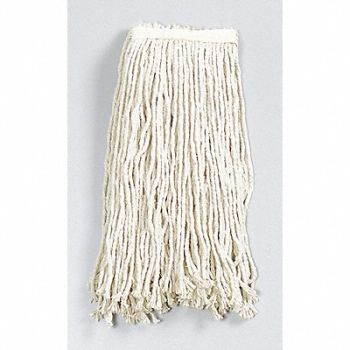 ABILITY ONE Wet Mop White Cotton, 5LG61