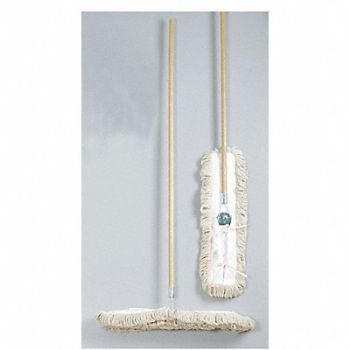 ABILITY ONE Dust Mop Kit 24 in W White, 5LG62