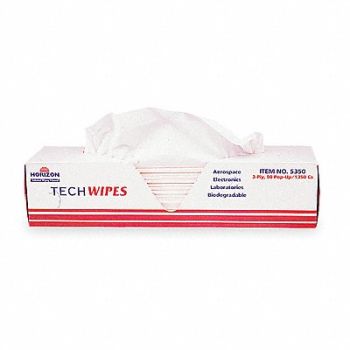 ABILITY ONE Dry Wipe 16-3/4 x 15 White PK3, 5LG96