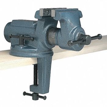 WILTON Portable Vise Serrated Jaw 5 3/8 L, 5LK42