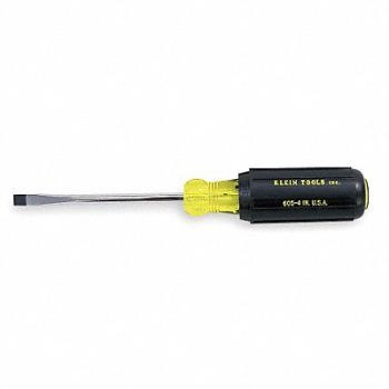 KLEIN TOOLS Slotted Screwdriver 1/4 in, 5LL57