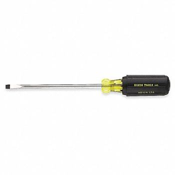 KLEIN TOOLS Slotted Screwdriver 1/4 in, 5LL58