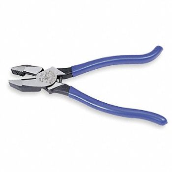 KLEIN TOOLS Iron Workers Plier 9-3/8 L Dipped, 5LL71