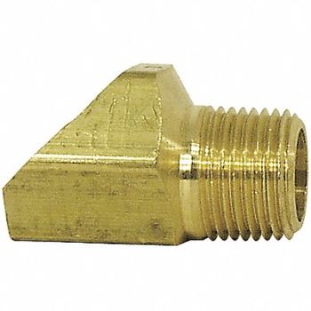 PARKER Male Elbow 45 Deg 3/8 in 1/4 in PK10, 6JLH9