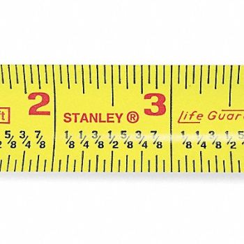 STANLEY Tape Measure 1 In x 25 ft Yellow In./Ft., 5LP66