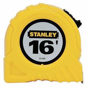 STANLEY Tape Measure 3/4 In x 16 ft Yellow In/Ft, 5LP67
