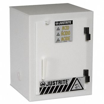 JUSTRITE Acid Safety Cabinet 22 H 17 W, 102XK7