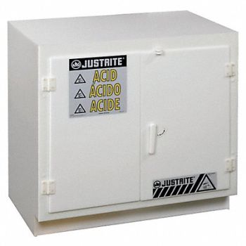 JUSTRITE Acid Safety Cabinet 35-3/4 in H, 5LRF9
