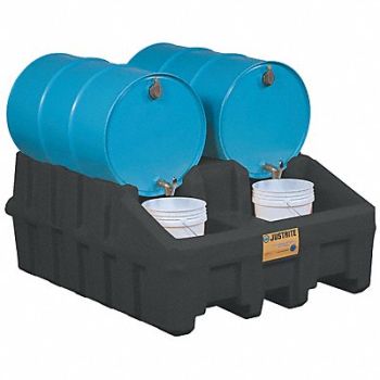 GRAINGER APPROVED Double Drum Base Module Black, 5LTN5