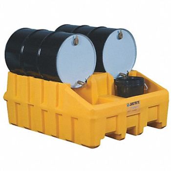 GRAINGER APPROVED Double Drum Base Module Yellow, 5LTN6