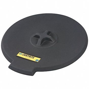 JUSTRITE Drum Funnel Cover Black H3.25xL9xW9 in, 5LTP2