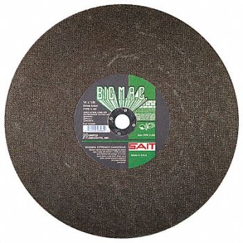 UNITED ABRASIVES-SAIT CutOff Wheel C24R 14 x.125 x20mm 5460rpm, 5LTT9