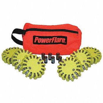 POWERFLARE D6166 LED Safety Flare LED Color Amber, 5LUZ1