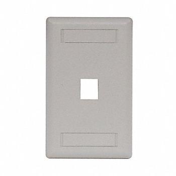 HUBBELL PREMISE WIRING Wall Plate 1 Port, 5LV22