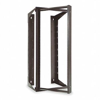 HUBBELL PREMISE WIRING Swing Frame 48 in H 18 in D 20.7in W Blk, 5LV76