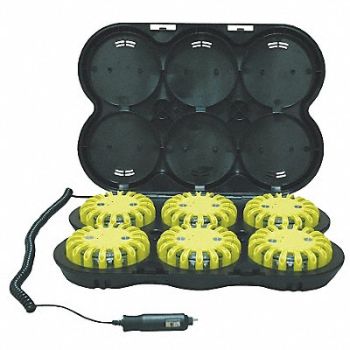 POWERFLARE G8445 Rechargeable LED Safety Flare Kit Blue, 5LVA1